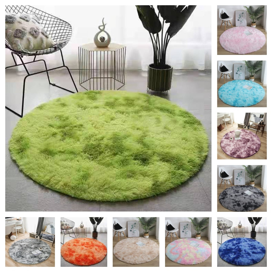 Skorter | Soft Fluffy Round Rug