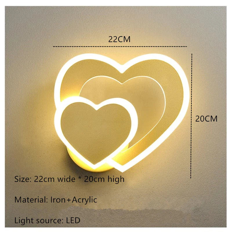 Skorter | HeartWall Wall Lamp - Creative LED Ambient Lighting