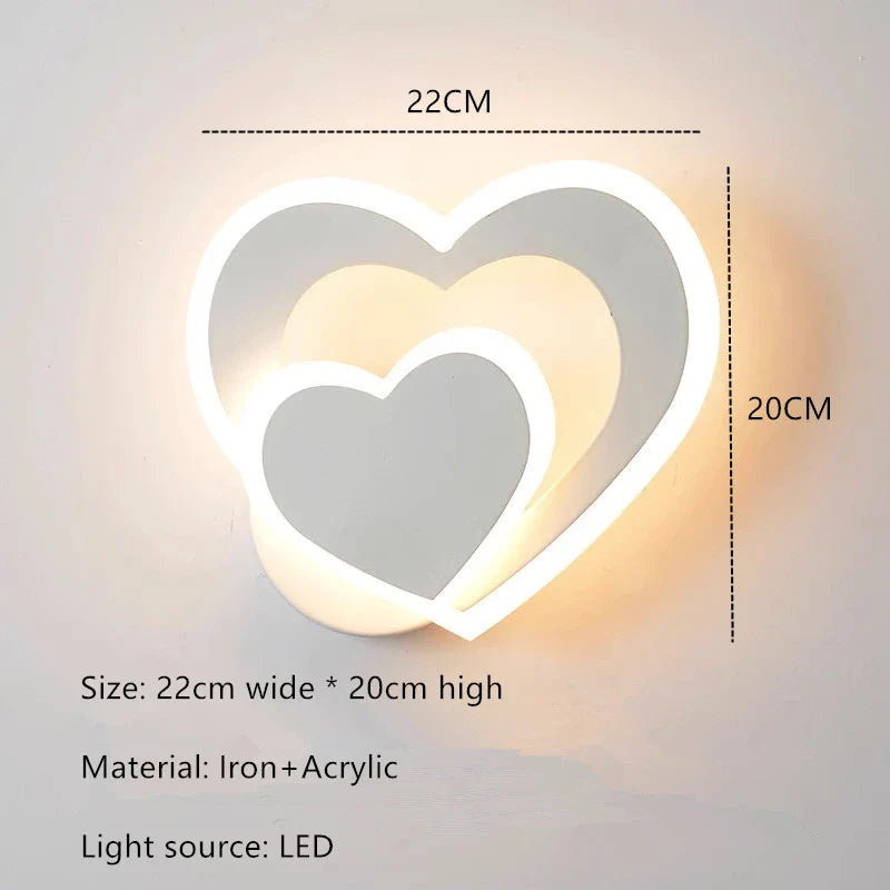Skorter | HeartWall Wall Lamp - Creative LED Ambient Lighting