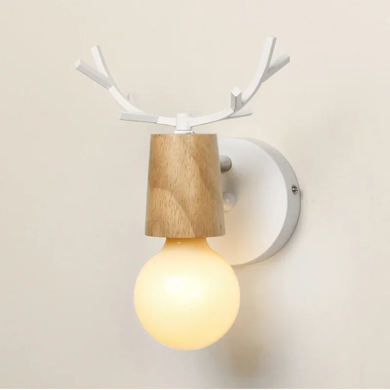 Skorter | AntlerGlow - Modern Adjustable Children's Room Wall Lamp