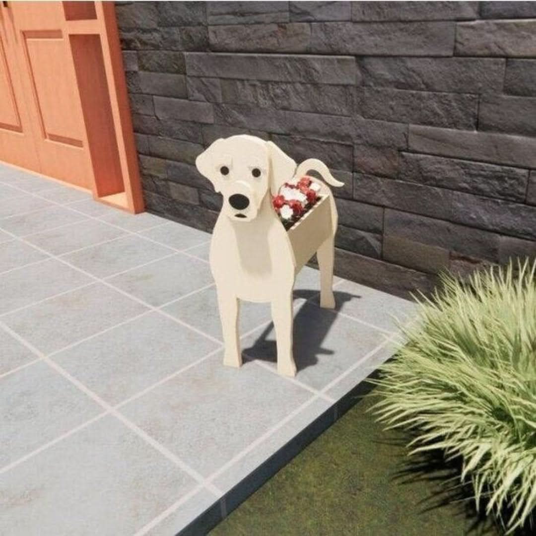 Skorter | Pupcycled - Puppy Plant Holder