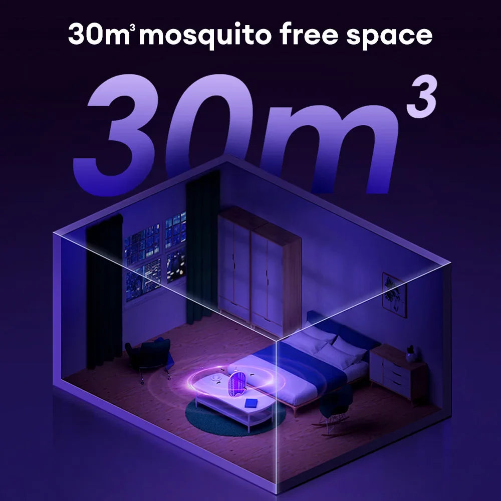 Skorter | Foldable Electric Mosquito Killer Fly Catcher USB Rechargeable Mosquito Racket Insect Killer with UV Light Bug Zapper 3000V