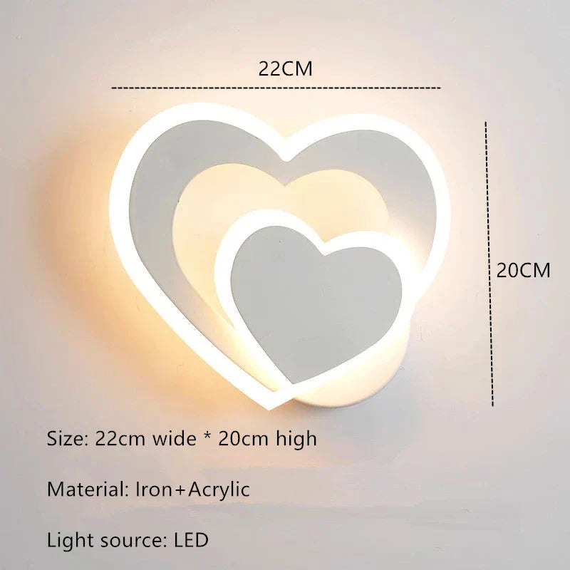 Skorter | HeartWall Wall Lamp - Creative LED Ambient Lighting