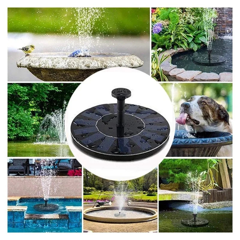 Skorter | SolarSpring Vital Solar Fountain | Floating Pond Pump | Garden Decoration | Solar Water Feature for Outdoors