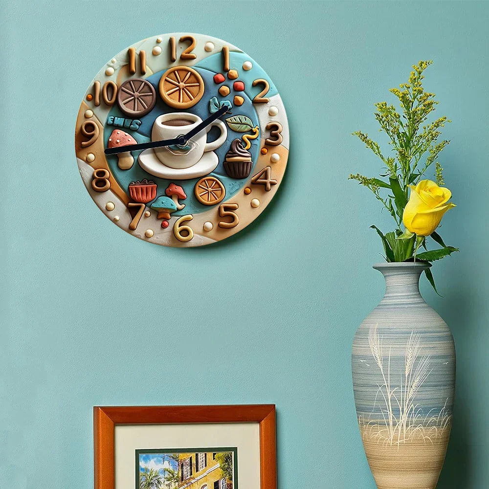 Skorter | Silent Coffee Clock DIY Decor