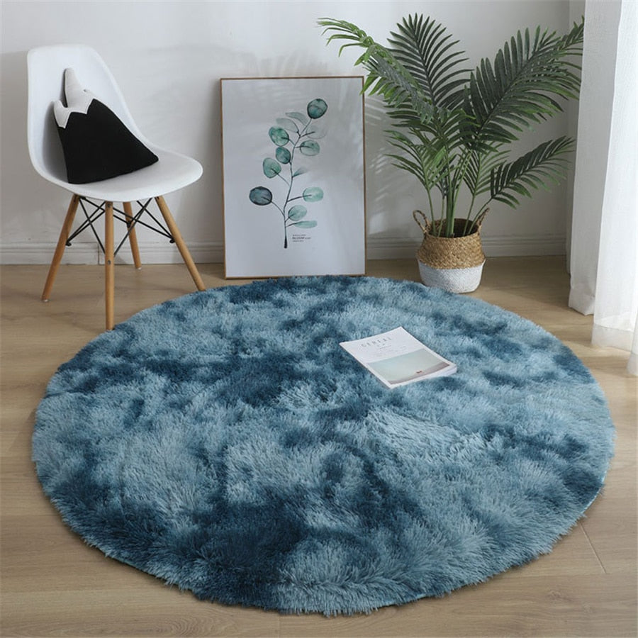 Skorter | Soft Fluffy Round Rug