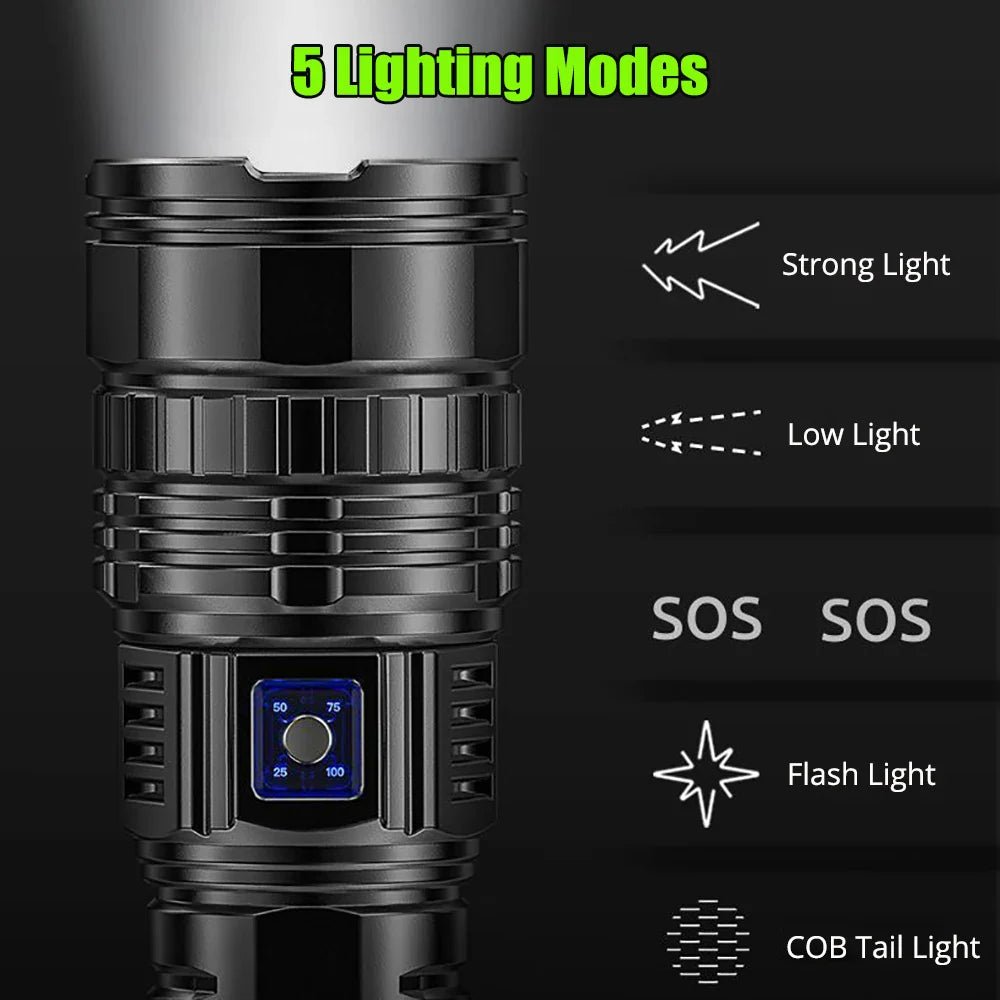 Skorter | Rechargeable 10000 Lumen LED Torch 1+1 FREE – Striker