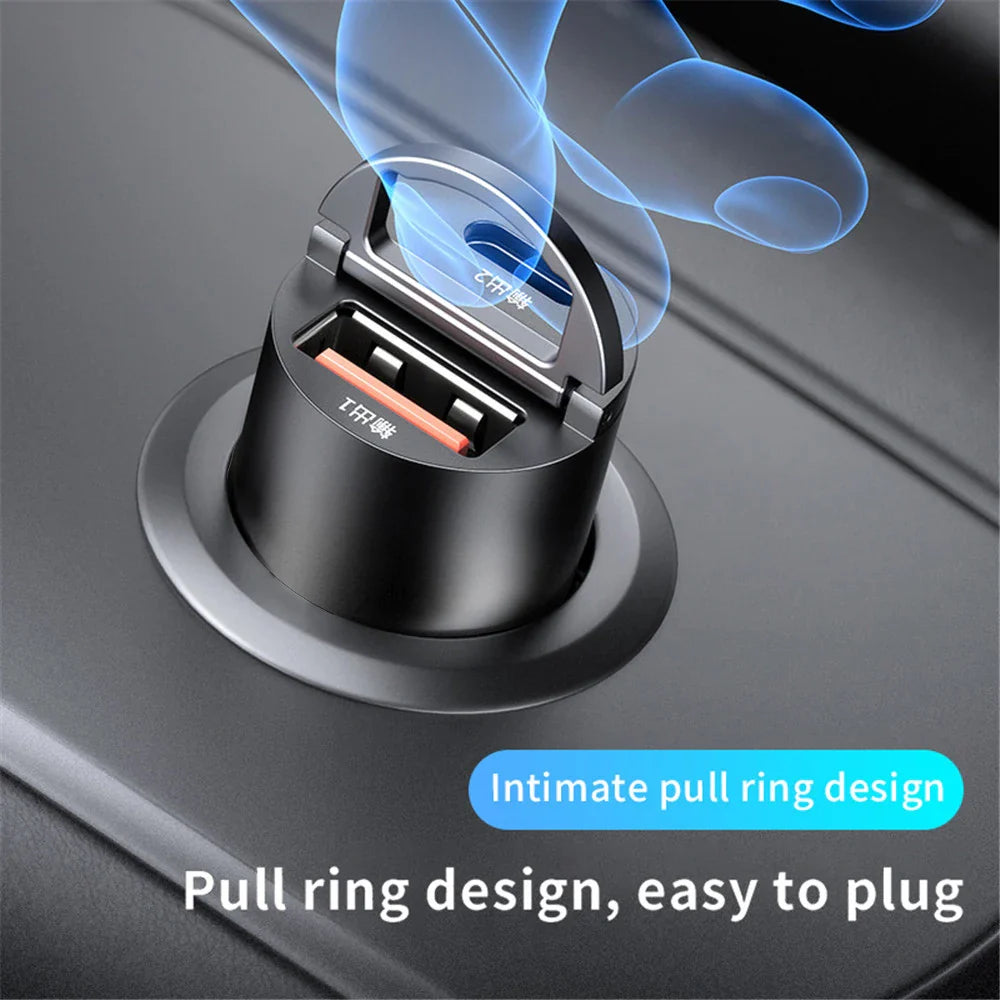 Skorter | 100W/200W QC3.0 PD Mini Car Charger - 12-24V Fast Charging