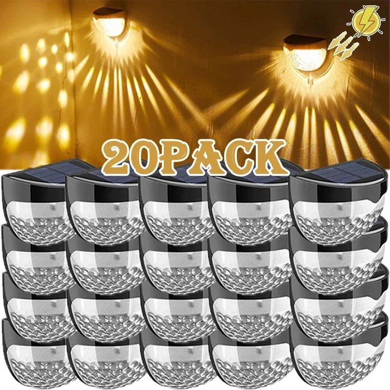Skorter | Outdoor Waterproof Solar LED Patio Wall Lamp