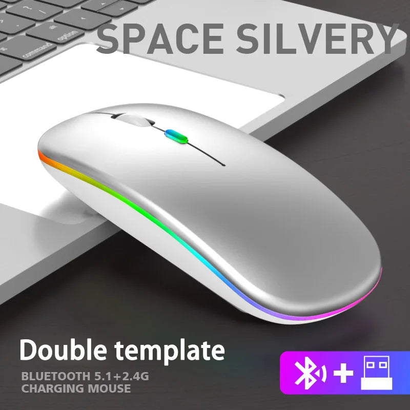 Skorter | RGB Rechargeable Bluetooth Wireless Gaming Mouse - LED Backlit