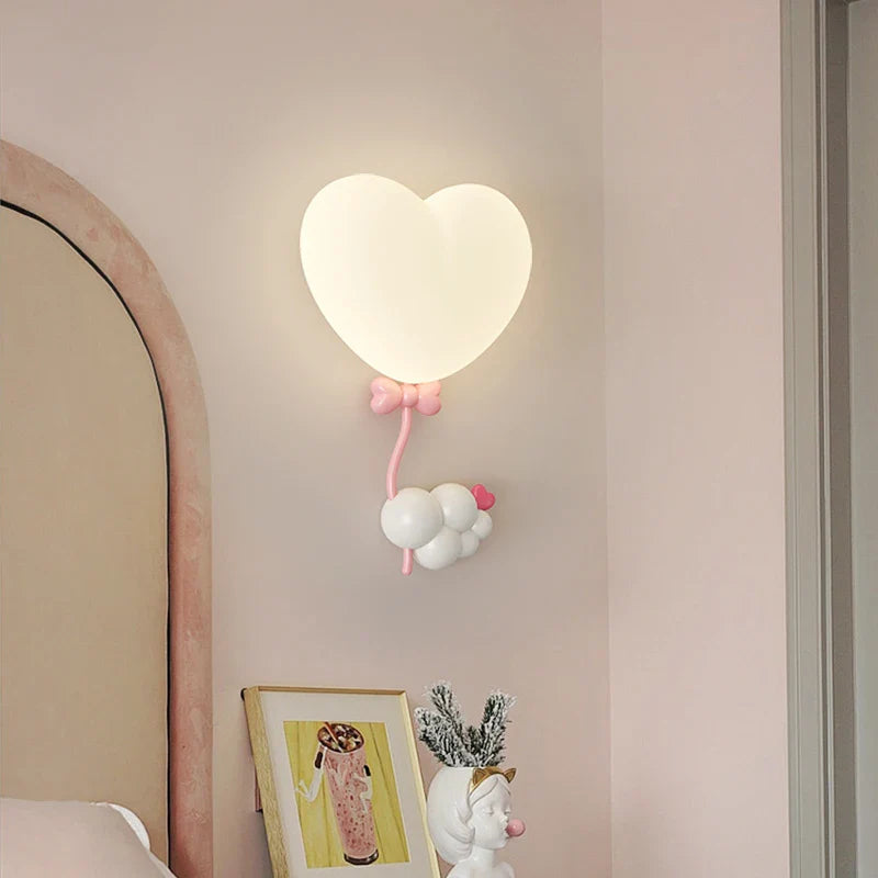 Skorter | LoveLight - Pink Crown Sky Heart Design LED Bed Lamp