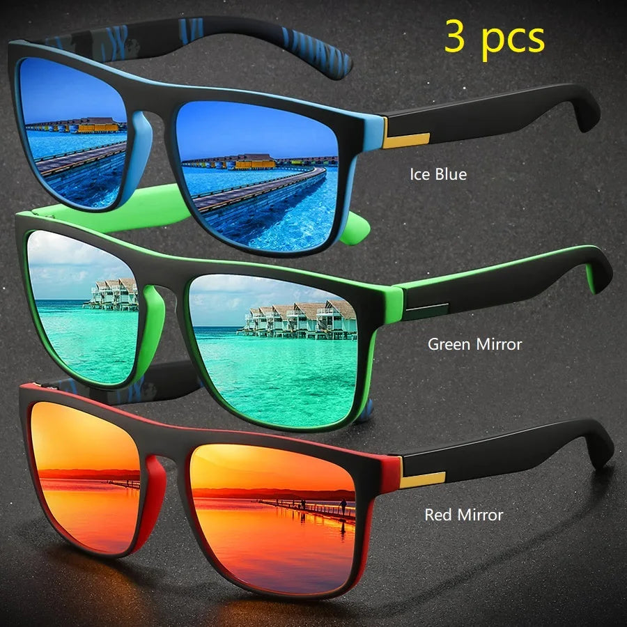 Skorter | Square Sports Sunglasses UV400 Unisex Fishing & Driving Eyewear