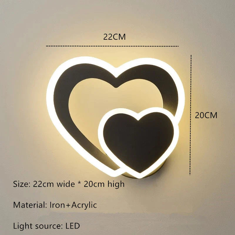 Skorter | HeartWall Wall Lamp - Creative LED Ambient Lighting