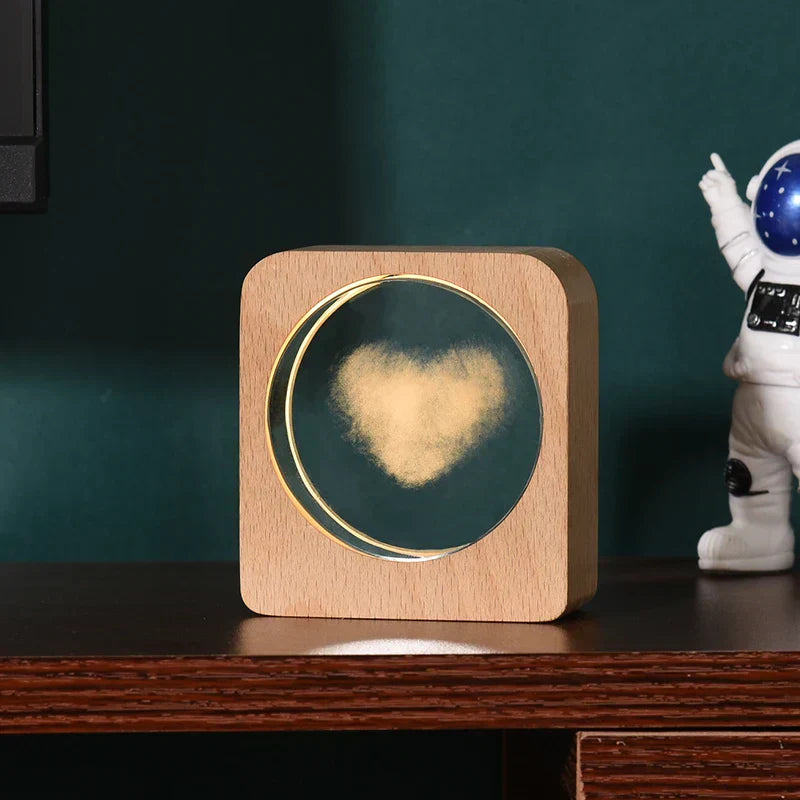 Skorter | LumiWood - 3D Wood Night Lamp with Engraving and Warm LED Lighting