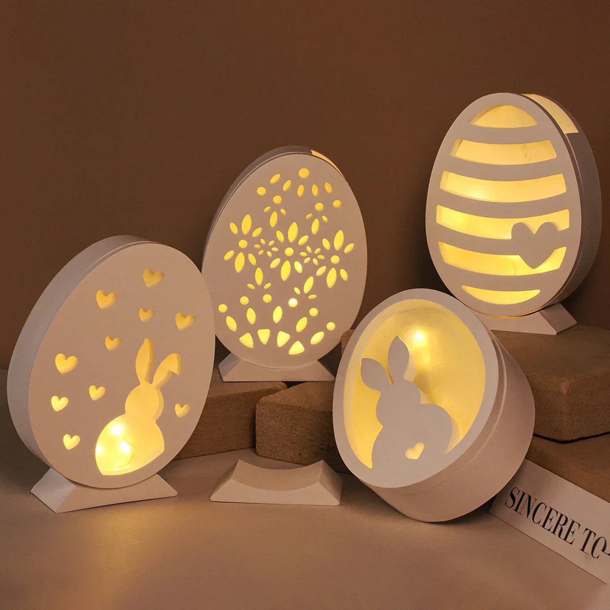 Skorter | Cute Rabbit Silicone Mold for DIY Easter Bunny LED Night Light