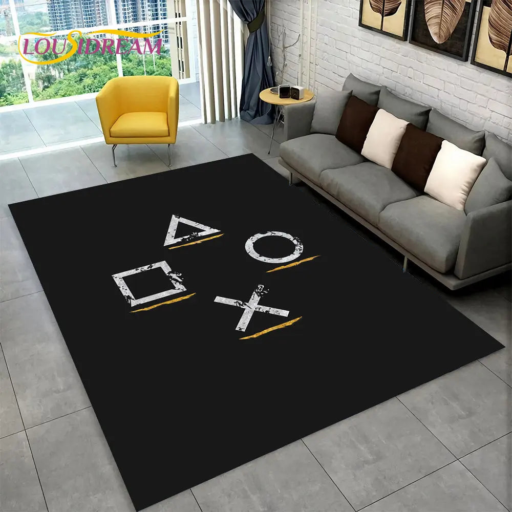 Skorter | Alex 3D Gamer Playmat Carpet - Large Non-Slip Carpet for Kids & Living Room