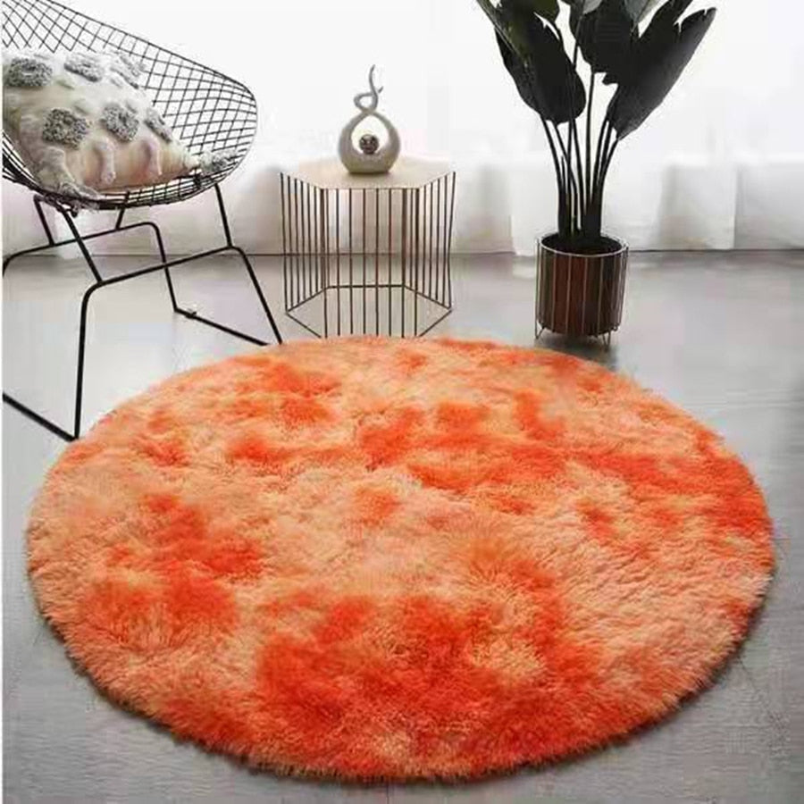 Skorter | Soft Fluffy Round Rug