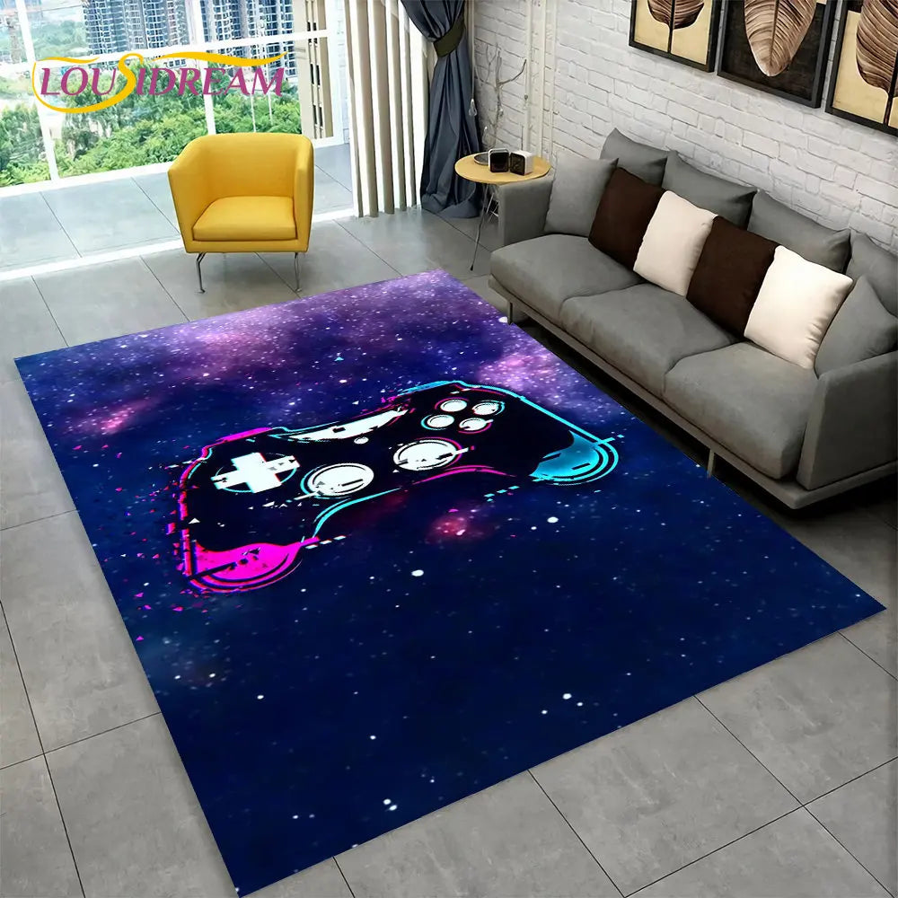 Skorter | Alex 3D Gamer Playmat Carpet - Large Non-Slip Carpet for Kids & Living Room