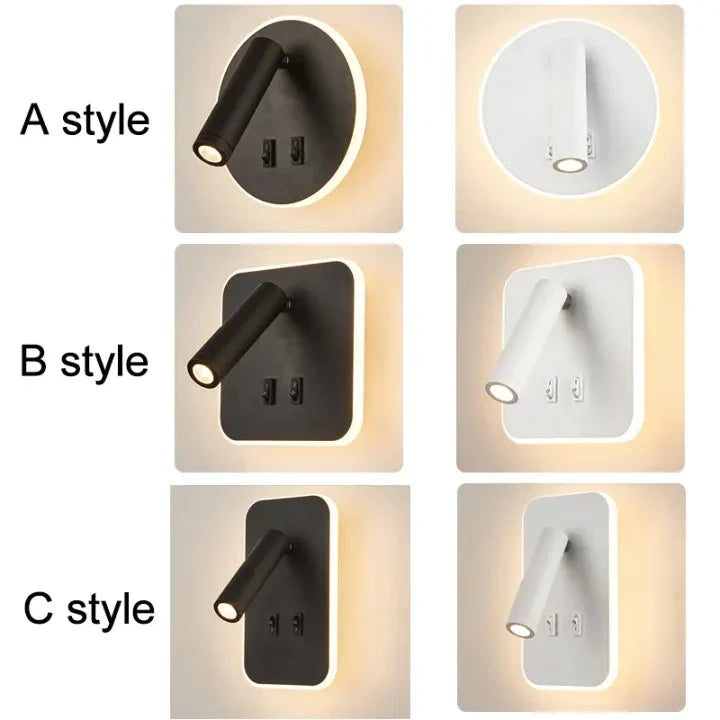 Skorter | FlexiLight - Modern LED Wall Lamp With Swing Function