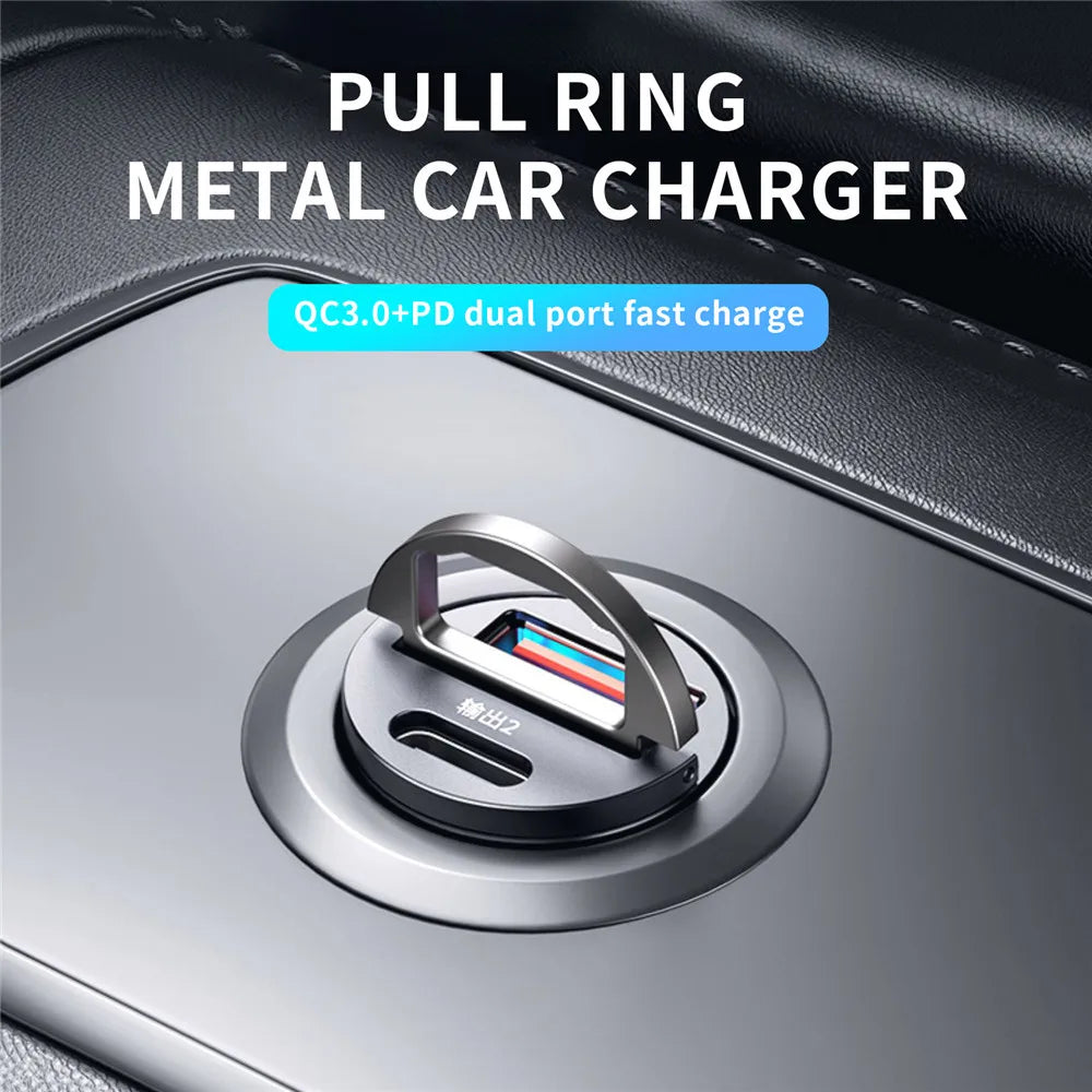 Skorter | 100W/200W QC3.0 PD Mini Car Charger - 12-24V Fast Charging
