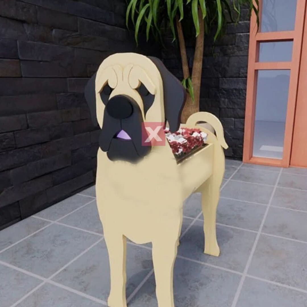 Skorter | Pupcycled - Puppy Plant Holder