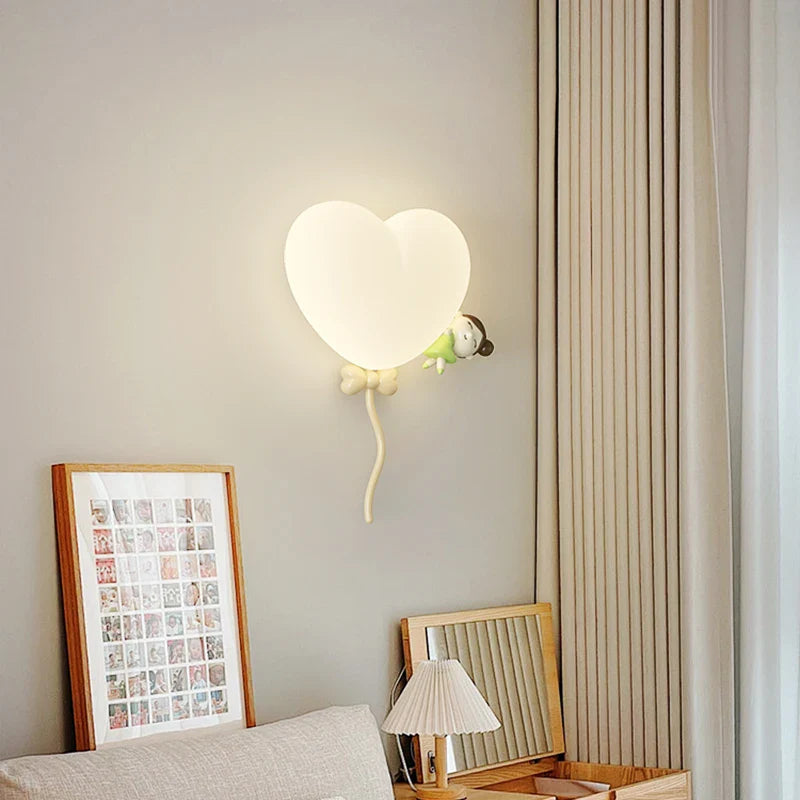 Skorter | LoveLight - Pink Crown Sky Heart Design LED Bed Lamp