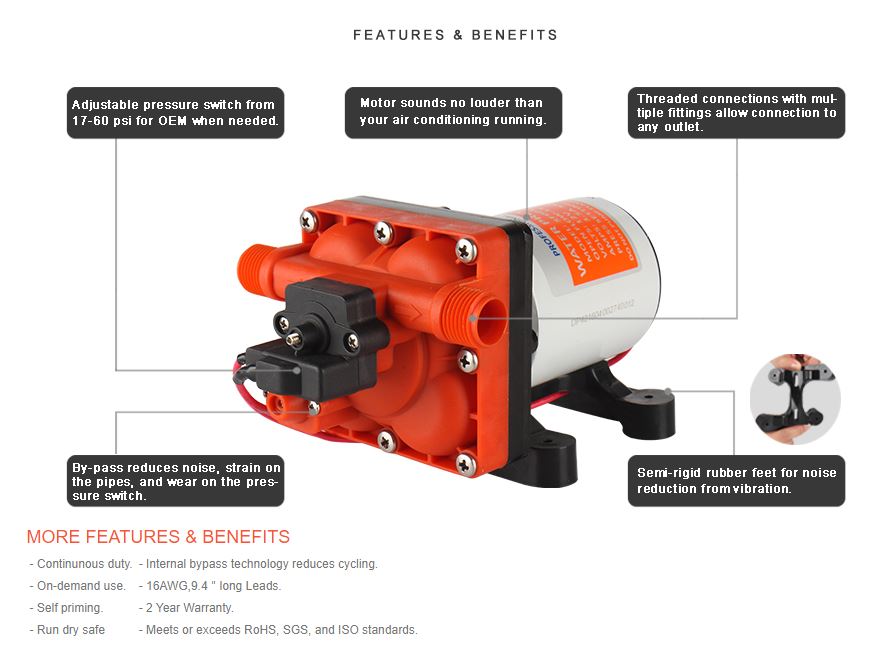 Skorter | Diaphragm Pump 12V/24V