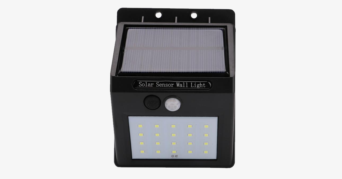 Skorter | Solar LED Sensor Wall Lamp – Do your part for the environment and increase safety in your area