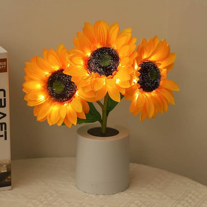 Skorter | Shimmering Sunflower LED Table Lamp