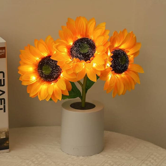 Skorter | Shimmering Sunflower LED Table Lamp