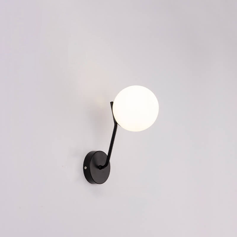 Skorter | Modern Bowl-shaped Glass Wall Lamp