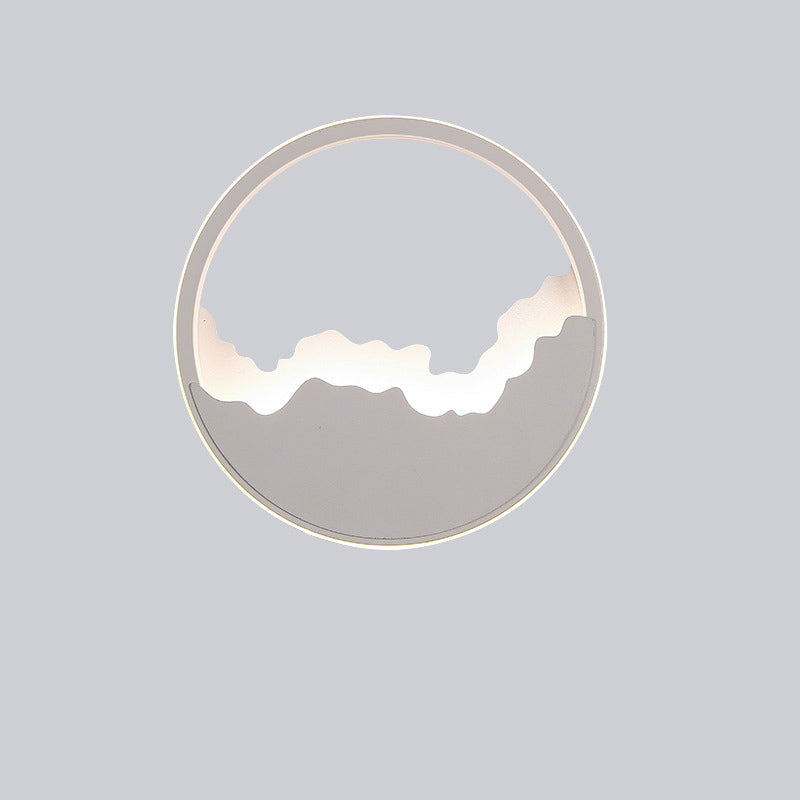 Skorter | WaveGlow - Oval LED wall lamp with wave design