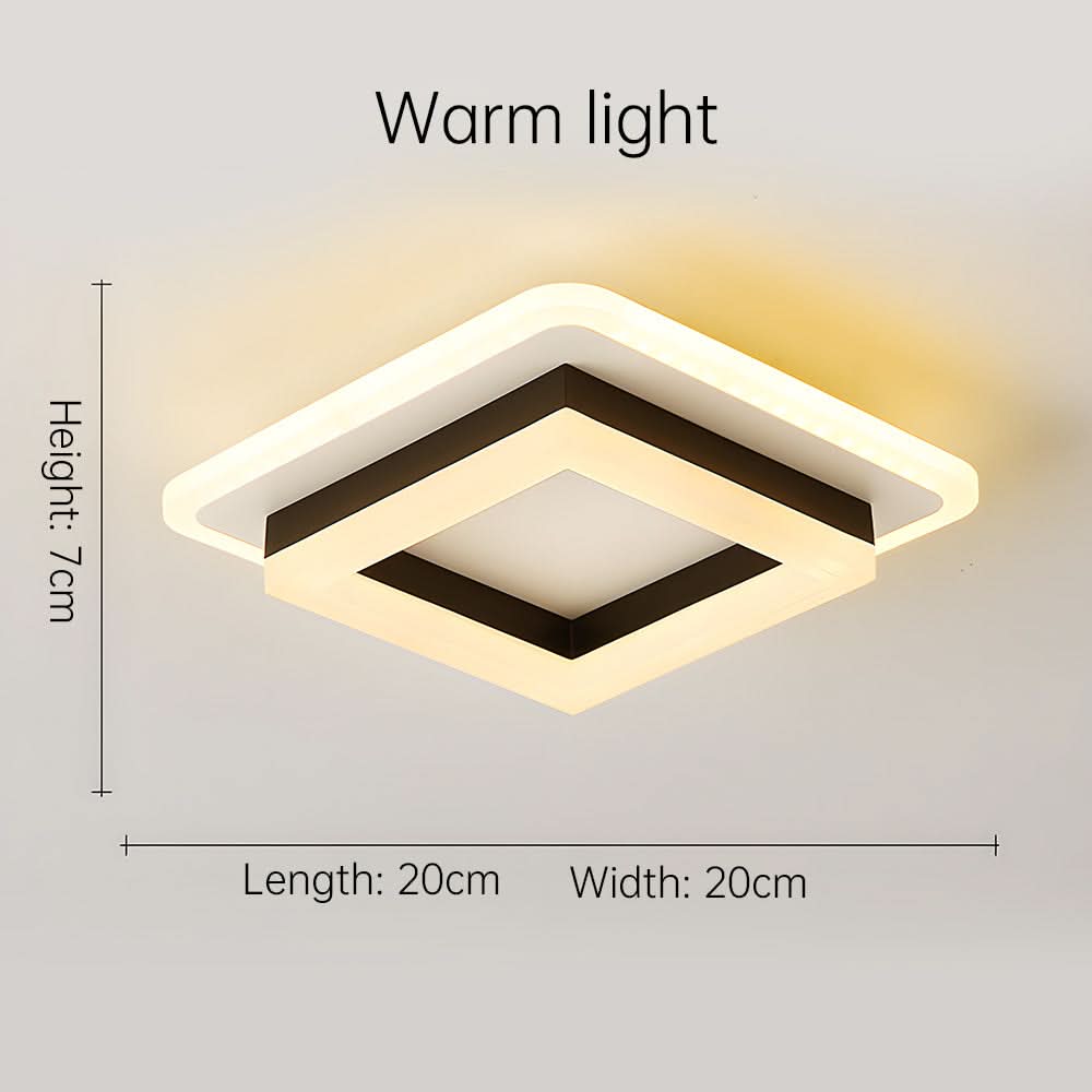 Skorter | Square LED Ceiling Light for Modern Interiors