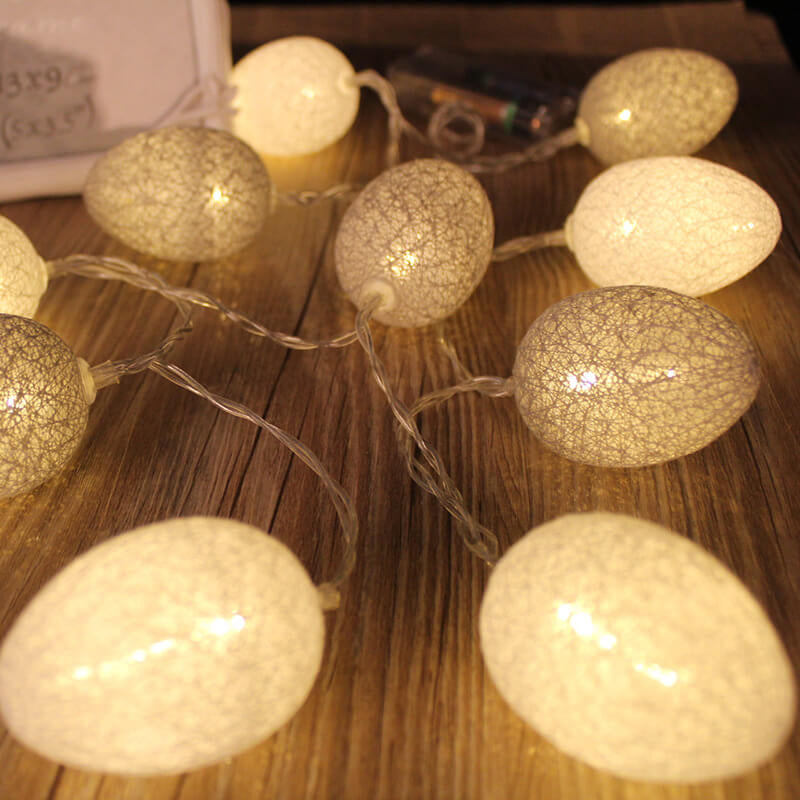 Skorter | LED Easter Egg Cotton Wire Lights Decorative Copper Wire Lights