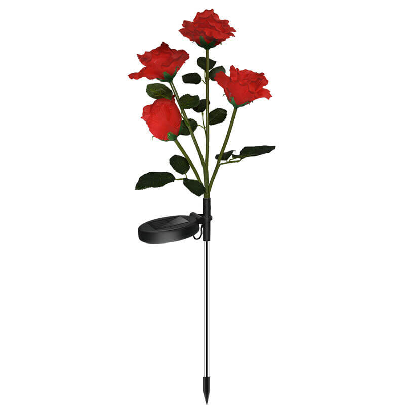 Skorter | Solar Rose LED Outdoor Lawn Decorative Ground Socket Light
