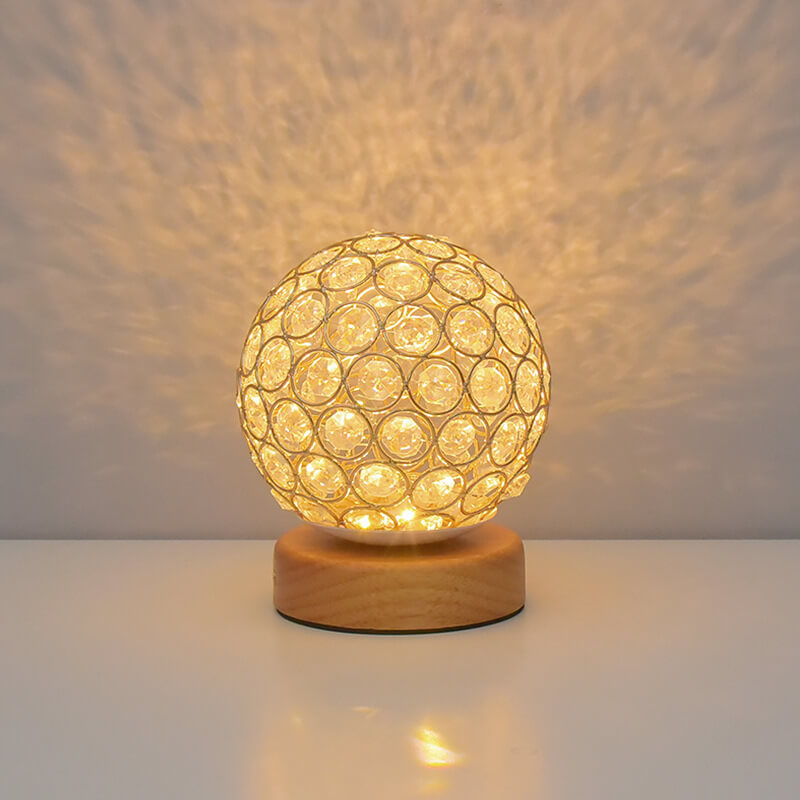 Skorter | Modern Minimalist Round USB rechargeable LED table lamp
