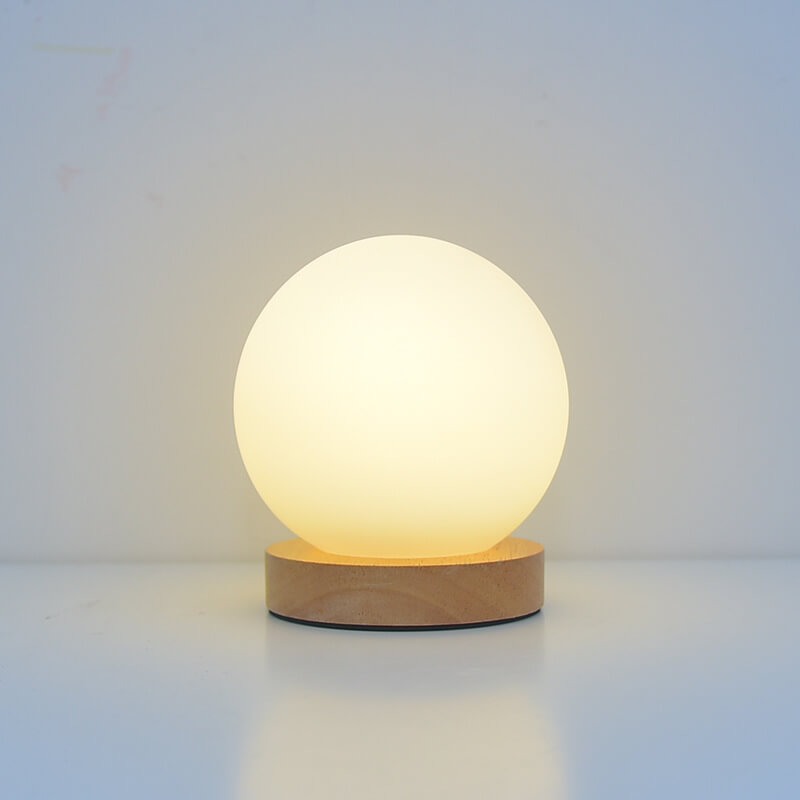 Skorter | Modern Minimalist Round USB rechargeable LED table lamp