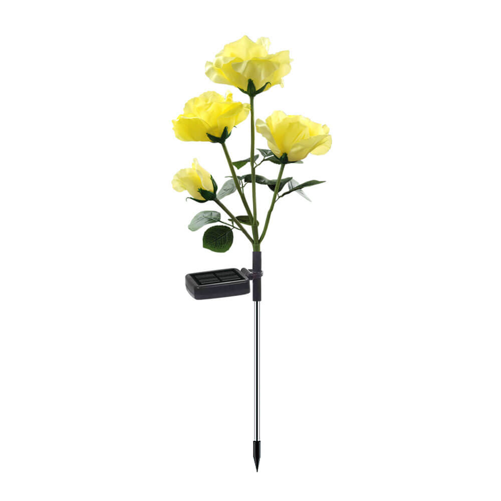 Skorter | Solar Rose LED Outdoor Lawn Decorative Ground Socket Light