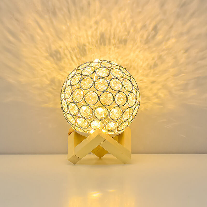 Skorter | Modern Minimalist Round USB rechargeable LED table lamp