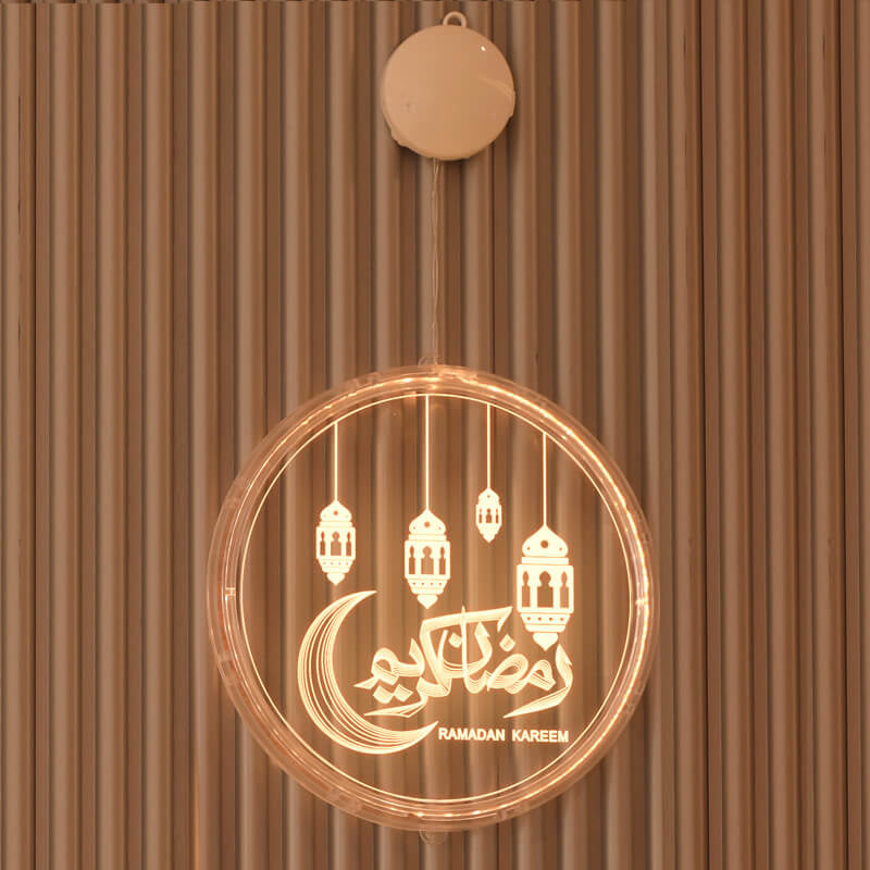 Skorter | Eid Ramadan Moon Castle LED Decorative Window Light