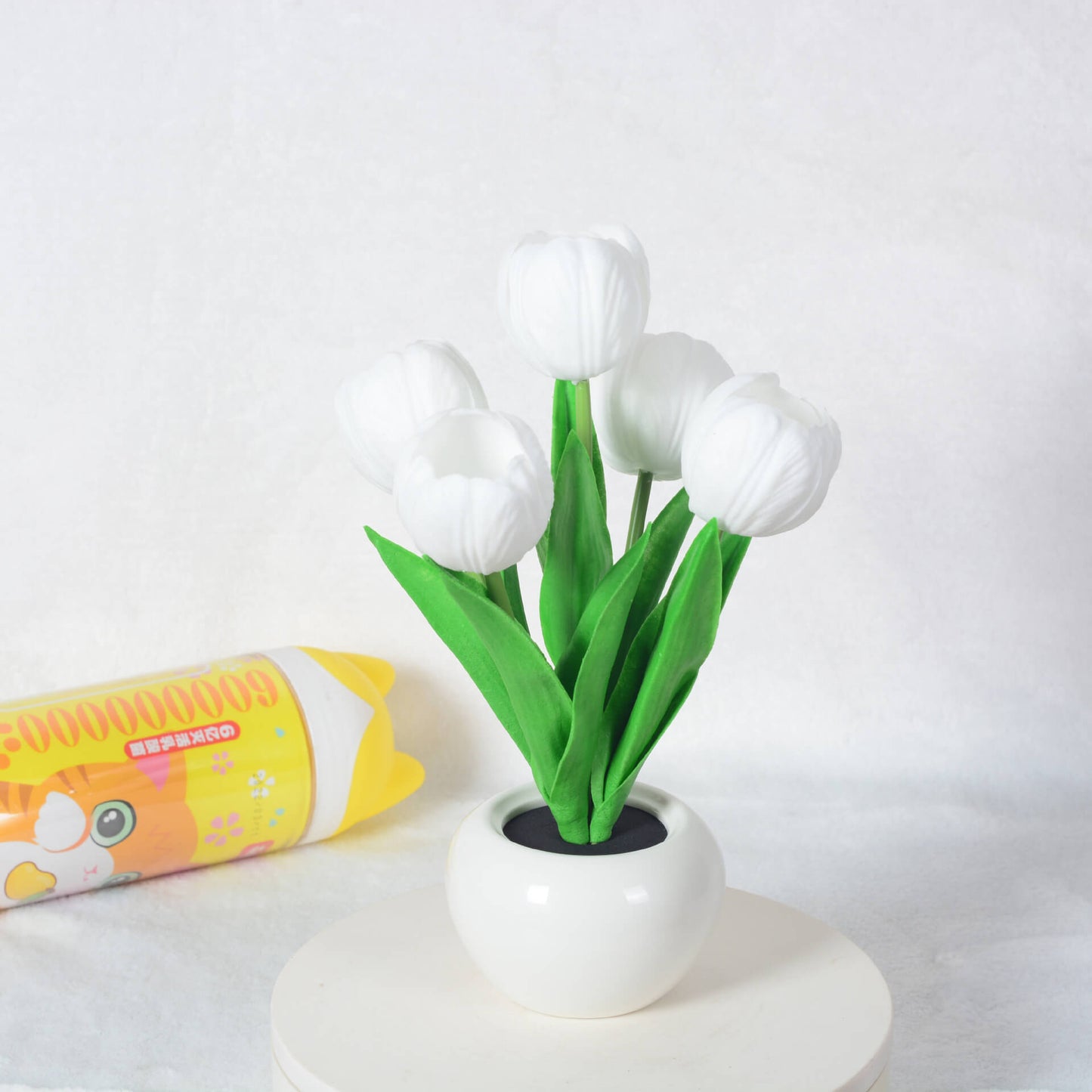 Skorter | Modern Creative Simulation Tulip Peony LED Night Light Table Lamp