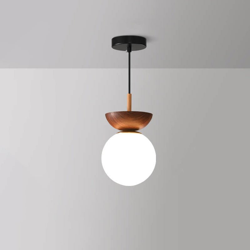 Skorter | Hikari Japanese LED Ceiling Light – Minimalist Wooden Frame Zen Lamp