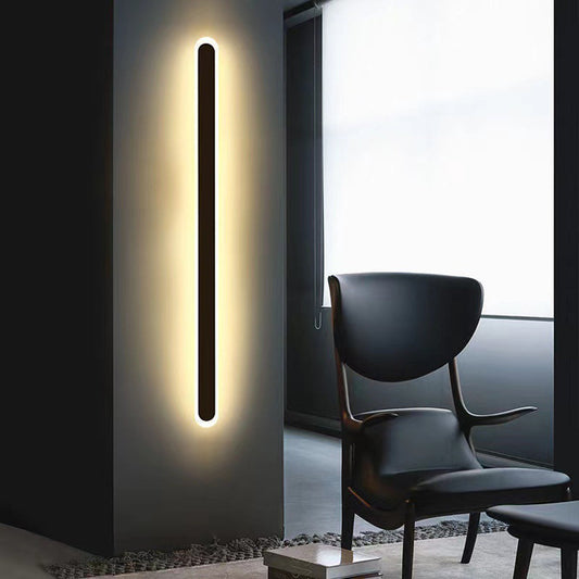 Skorter | Outdoor IP65 Waterproof Linear Wall Lamp | Minimalist Metal Design. Dimmable LED Options for Gardens & Patios