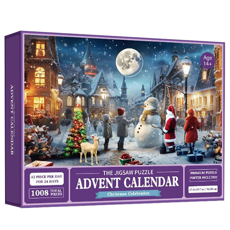 skorter | Christmas Puzzle Advent Calendar Blind Box 24 Pieces