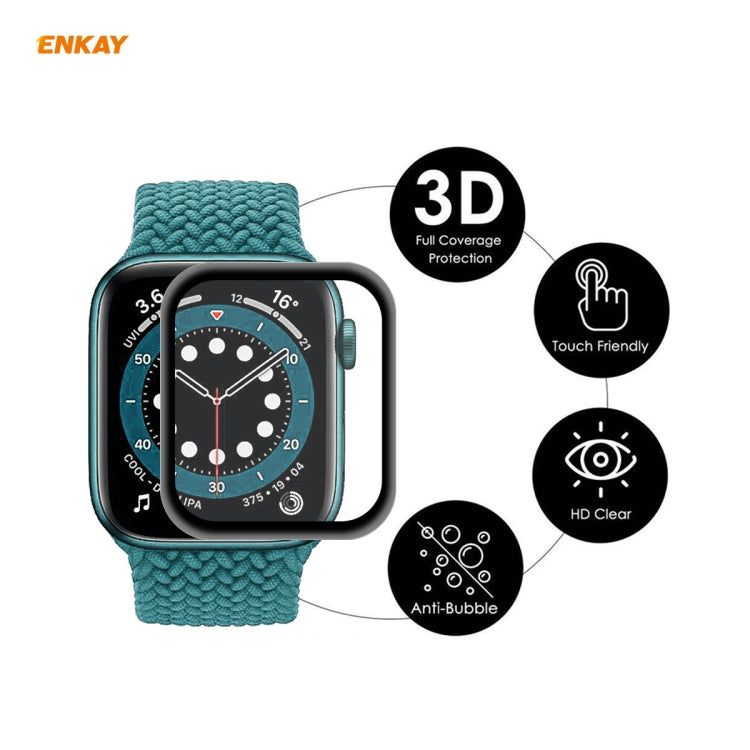 Skorter | For Apple Watch 6/5/4/SE 44mm 5 PCS ENKAY Hat-Prince 3D Full Screen Soft PC Edge + PMMA HD Screen Protector