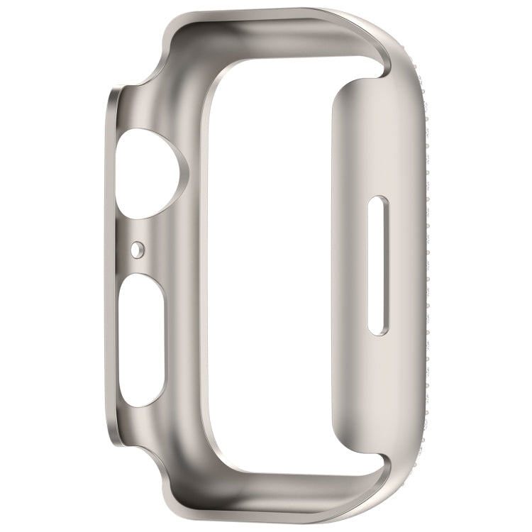 Skorter | For Apple Watch SE 2023 44mm Diamond Hollow PC Watch Case (Starlight)