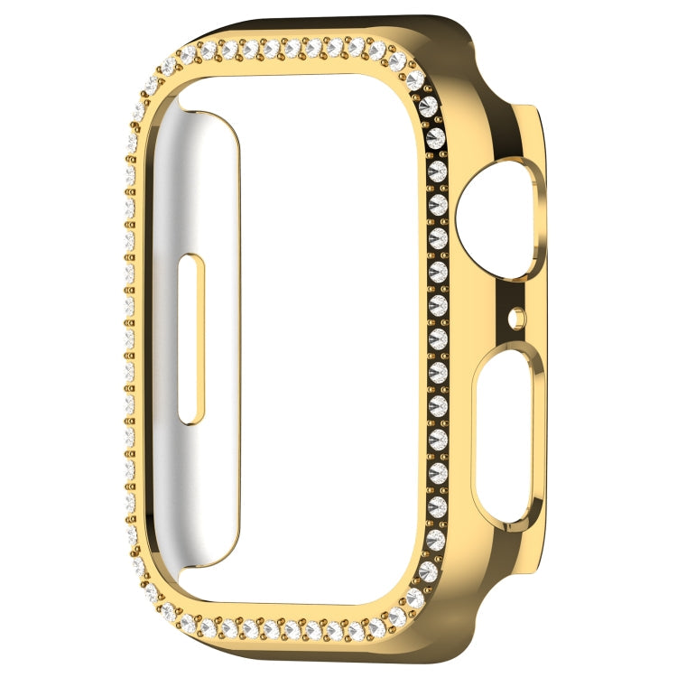 Skorter | For Apple Watch SE 2023 44 mm Diamond Hollow PC Watch Case (Gold)