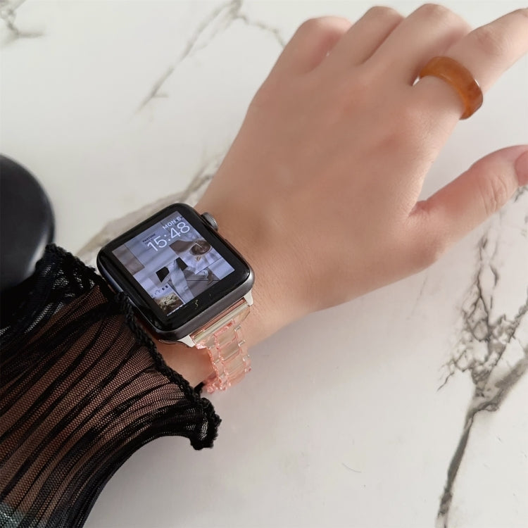 Skorter | For Apple Watch SE 2023 40mm Laser PC Colorful 20mm Slim Watch Strap (Transparent)