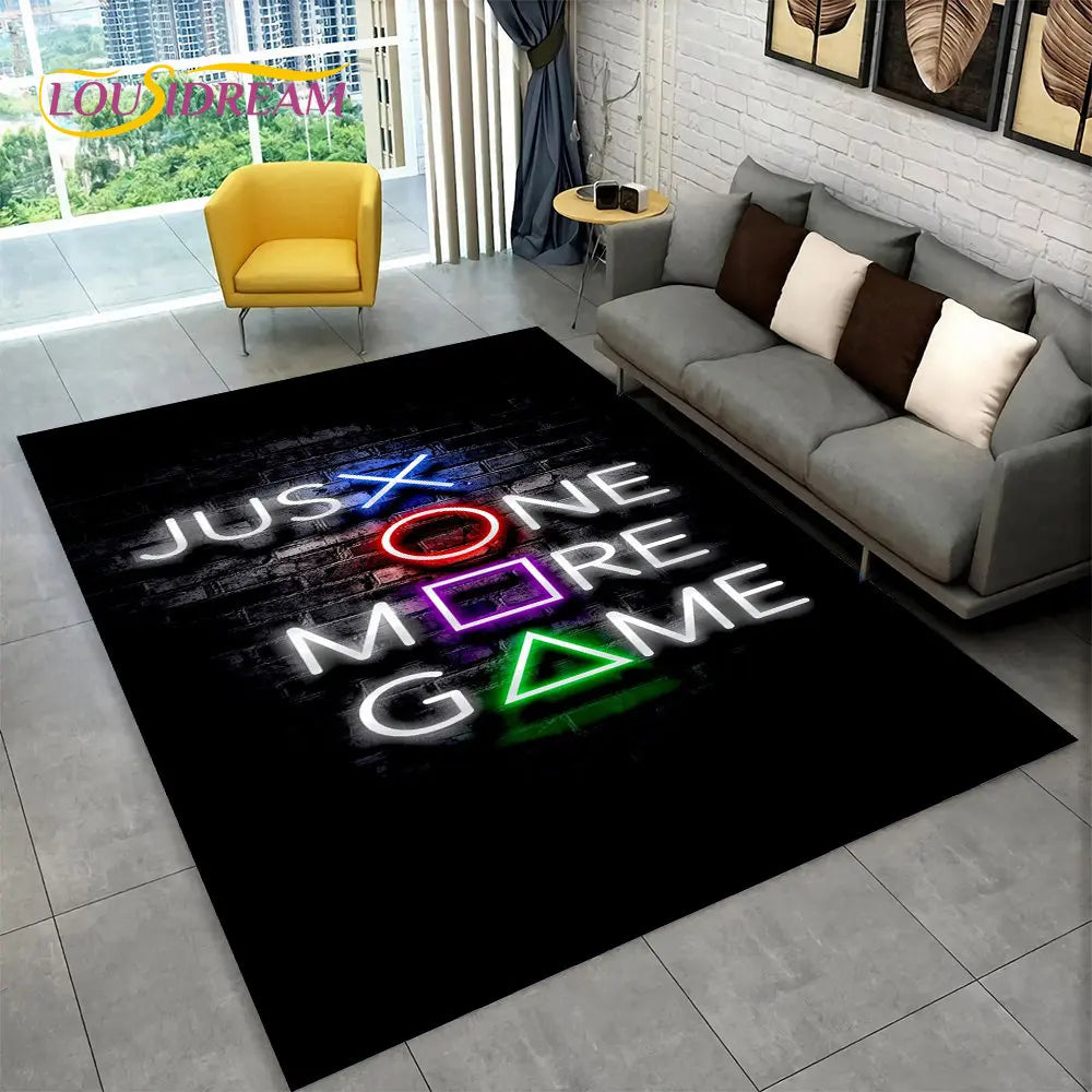 Skorter | Alex 3D Gamer Playmat Carpet - Large Non-Slip Carpet for Kids & Living Room