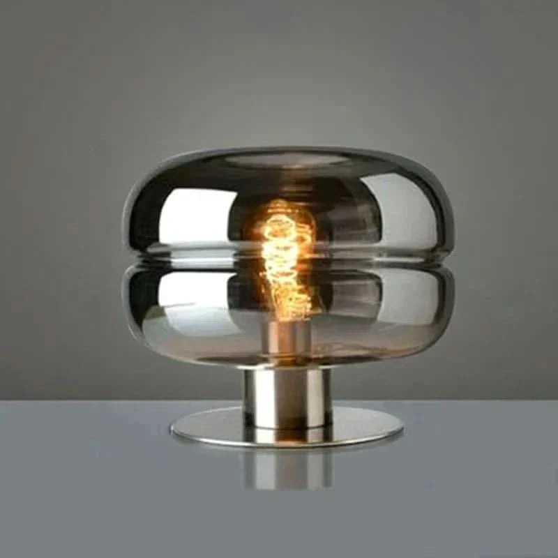 Skorter | Scandinavian Glass Table Lamp – AuroraForm E27